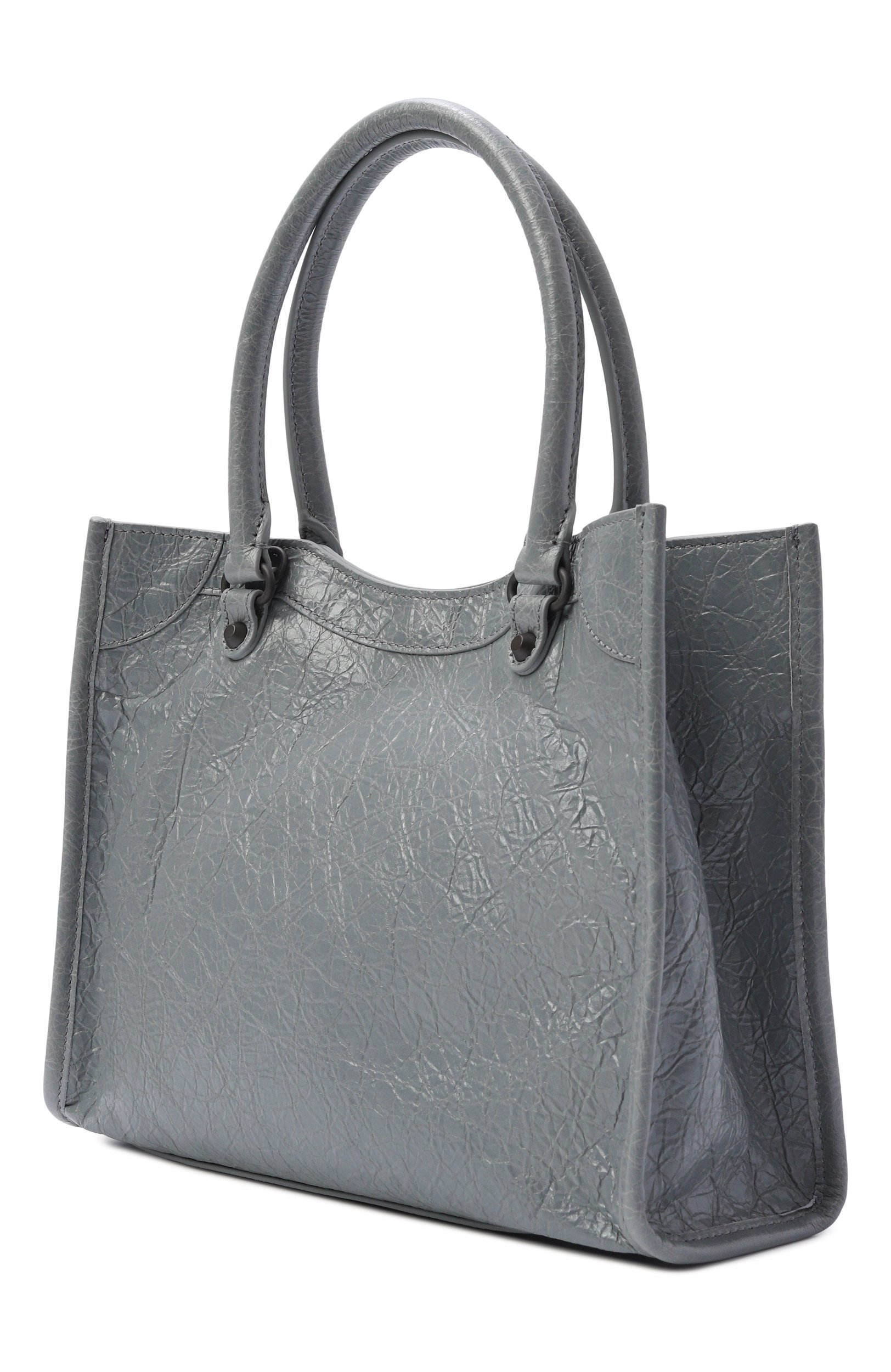 Сумка le city mini BALENCIAGA голубого цвета по цене 253000 руб., арт. 875366/2ABEK, фото 4 Сумка le city mini BALENCIAGA, арт. 875366/2ABEK, фото 4