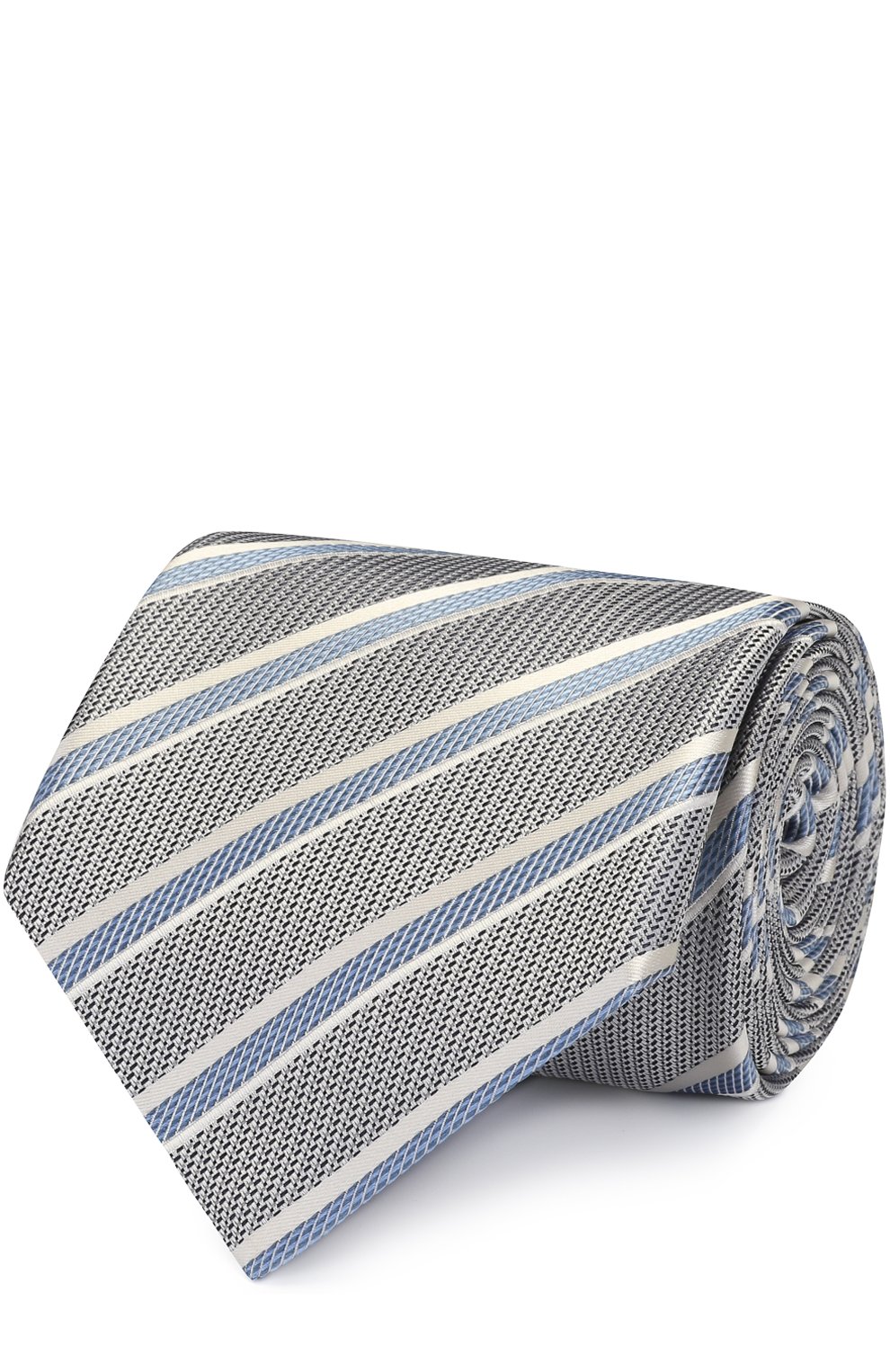Шелковый галстук в полоску BRIONI, арт. 063H/P6471, фото 1