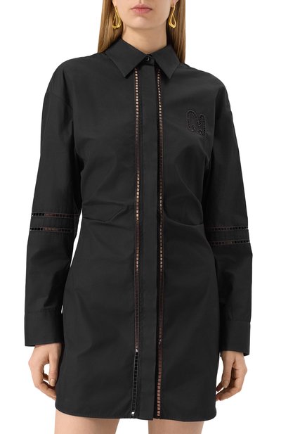 Хлопковое платье MSGM, арт. 3841MDA14X/257100, фото 3