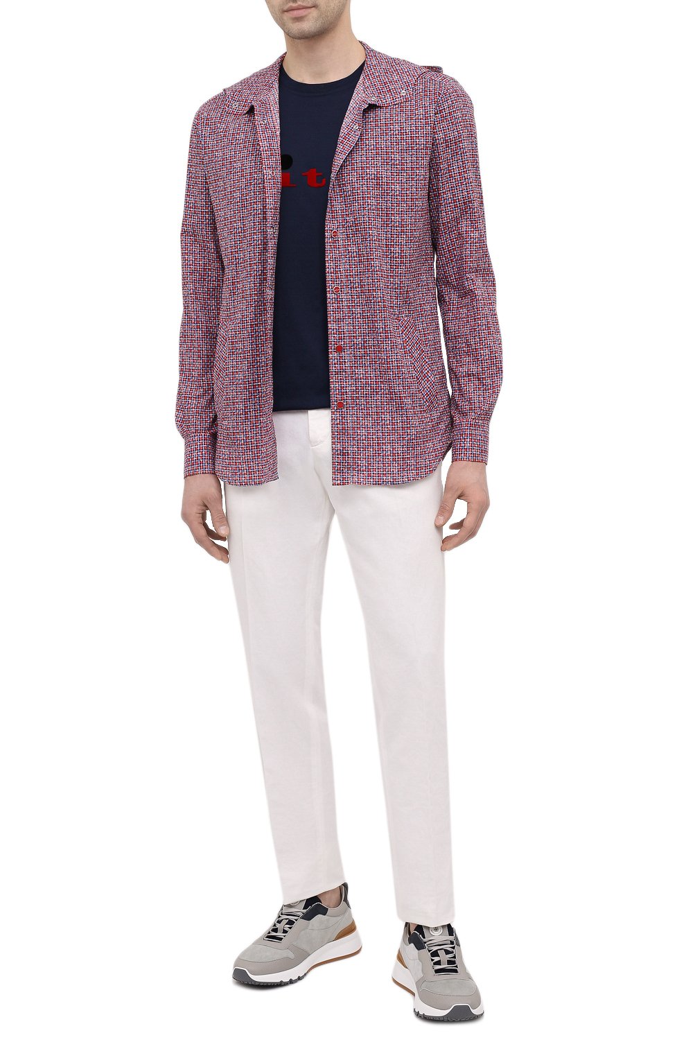 Хлопковая рубашка KITON, арт. UMCMARH0761102, фото 2