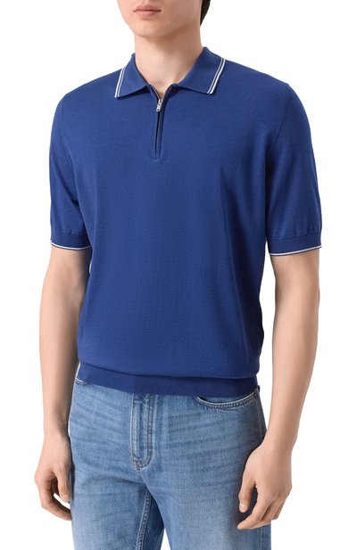 Поло из хлопка и шелка MVST, арт. M26.CSM.K425, фото 3