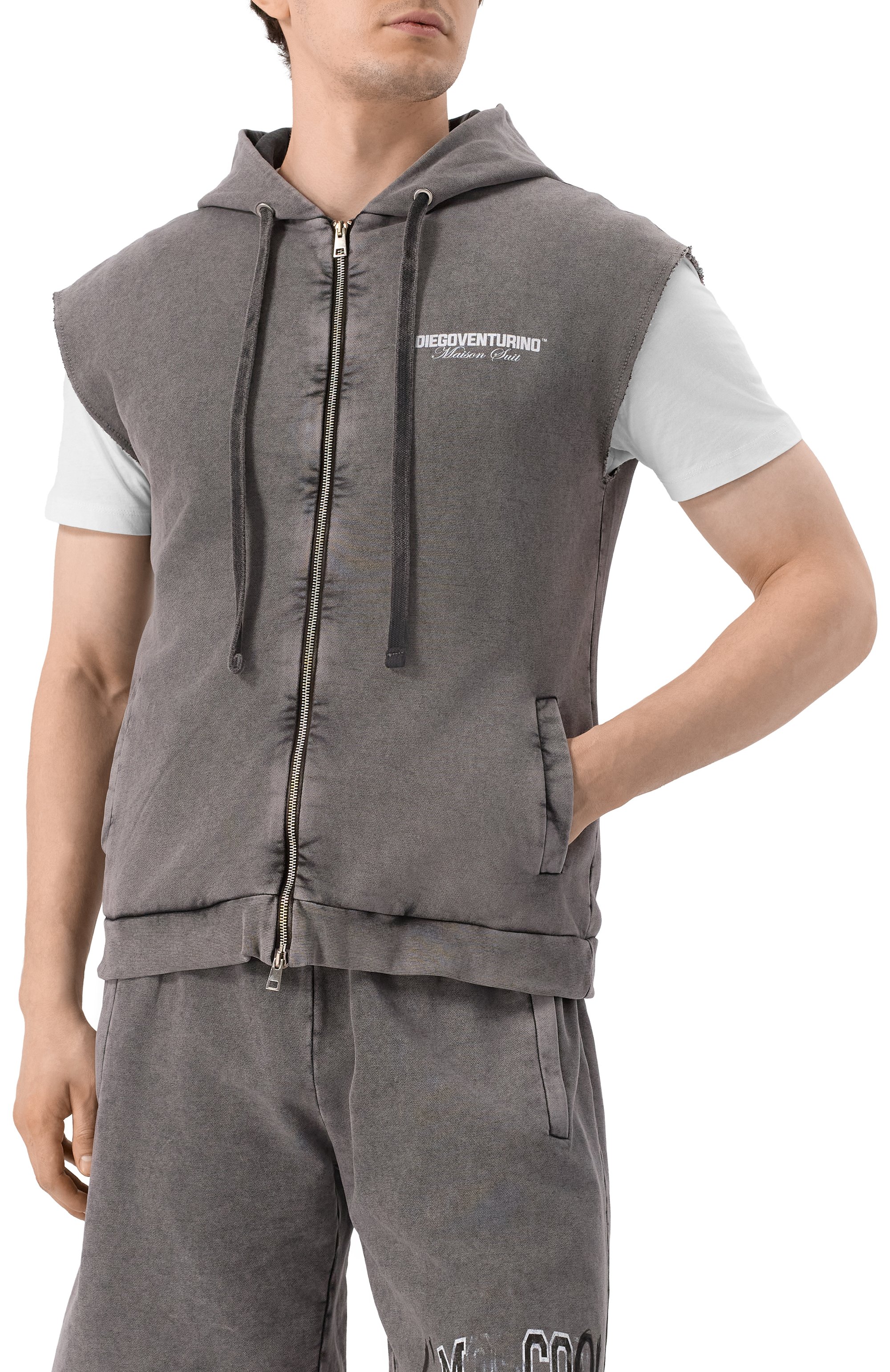 Хлопковый жилет DIEGO VENTURINO, арт. DVFLZ-SML0G0, фото 3