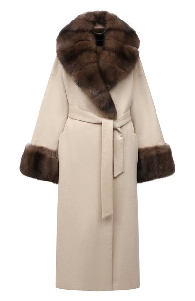 Женское кашемировое пальто KITON, арт. D52615K0523A