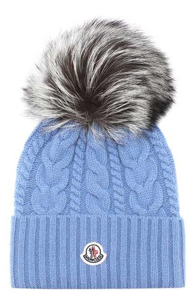 Шапка из смеси шерсти и кашемира с меховым помпоном MONCLER, арт. D2-093-99608-10-948AK, фото 1