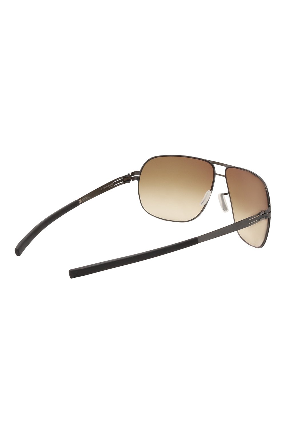 Солнцезащитные очки IC! BERLIN, арт. IB-X11 KRUMME LANKE (FLEX) GUNMETAL BR0WNSAND, фото 4