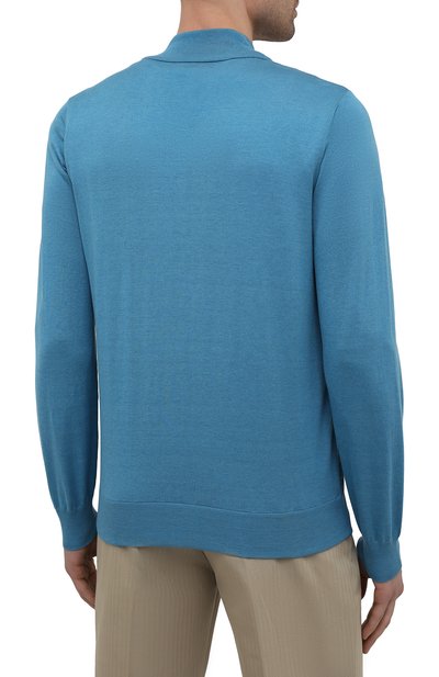 Кардиган из шелка и хлопка ZILLI, арт. MBV-BL145-VACH1/ML01, фото 4