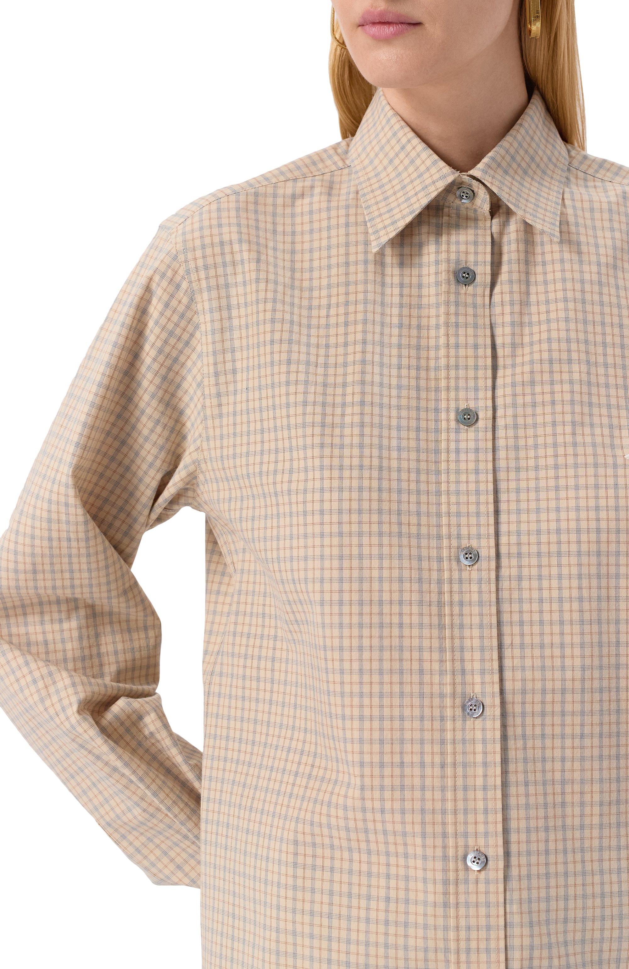 Хлопковая рубашка MOSCHINO, арт. A0227/5548, фото 5