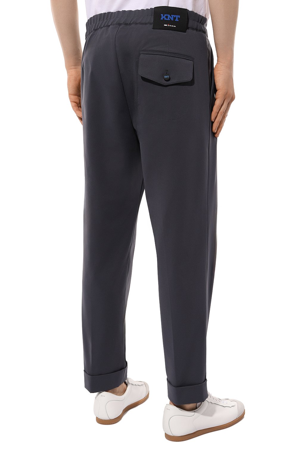 Брюки KITON темно-серого цвета по цене 96350 руб., арт. UPKN023K0623C10, фото 4 Брюки KITON, арт. UPKN023K0623C10, фото 4