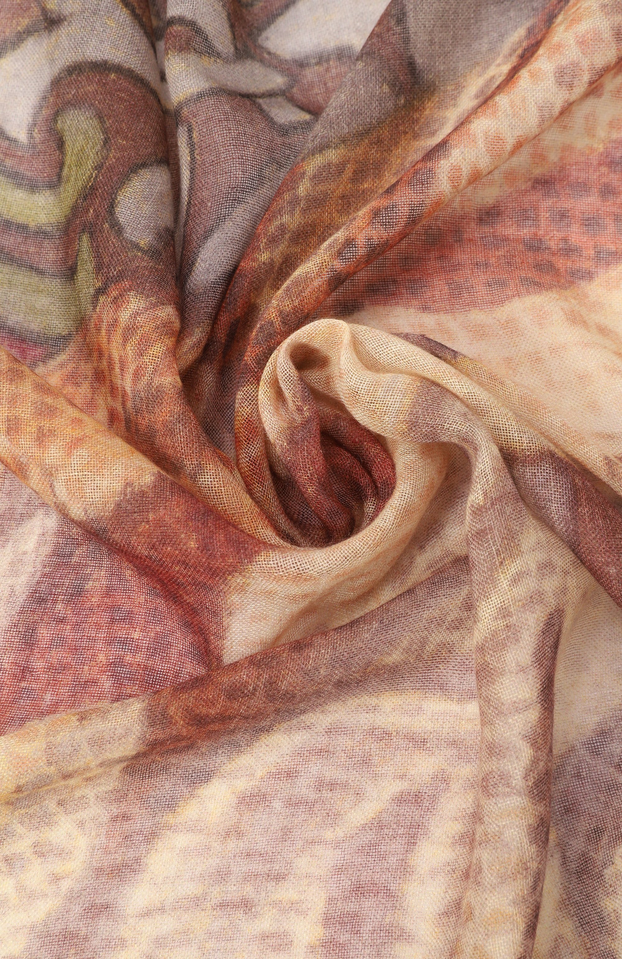 Кашемировая шаль змея GOURJI, арт. 91265817/41114, фото 3