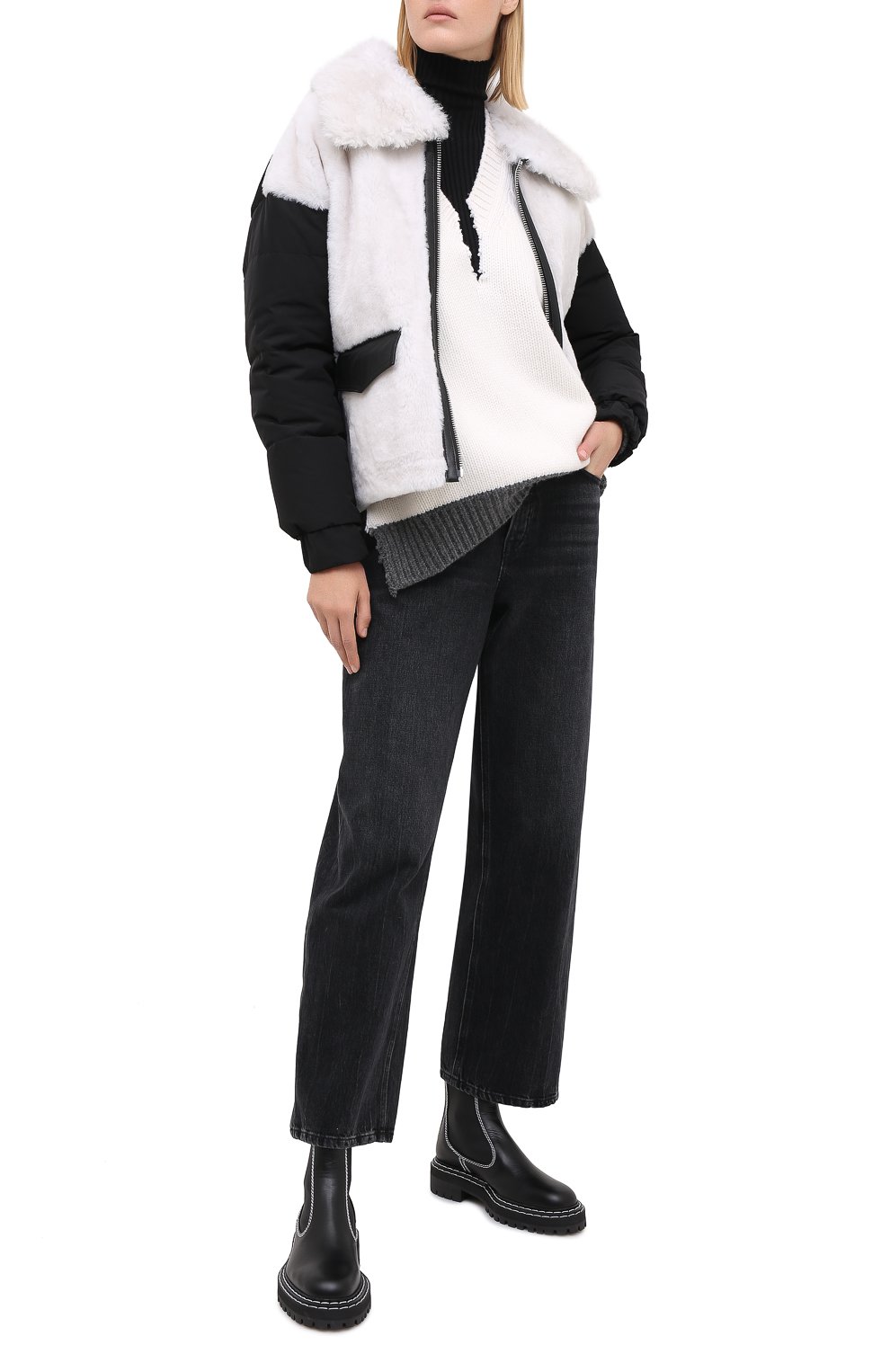 Куртка с меховой отделкой METEO YVES SALOMON, арт. 21WMV70965MED0, фото 2