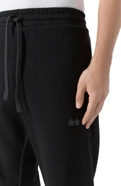 Хлопковые джоггеры COMME DES FUCKDOWN черного цвета по цене 11300 руб., арт. CFABM01734, фото 5 Хлопковые джоггеры COMME DES FUCKDOWN, арт. CFABM01734, фото 5