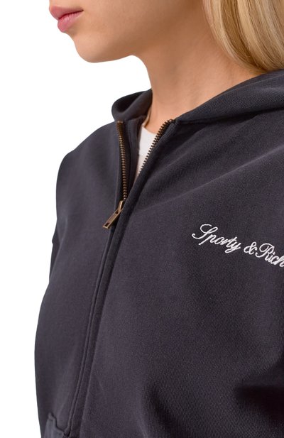 Хлопковая толстовка SPORTY AND RICH, арт. ST08860326BA01, фото 5