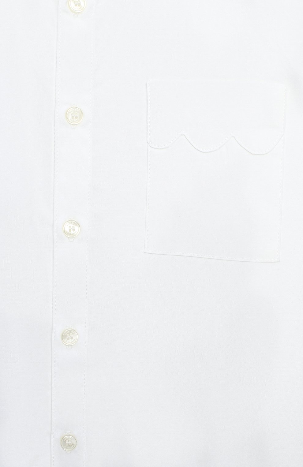 Хлопковая блузка BURBERRY, арт. 8013749, фото 3