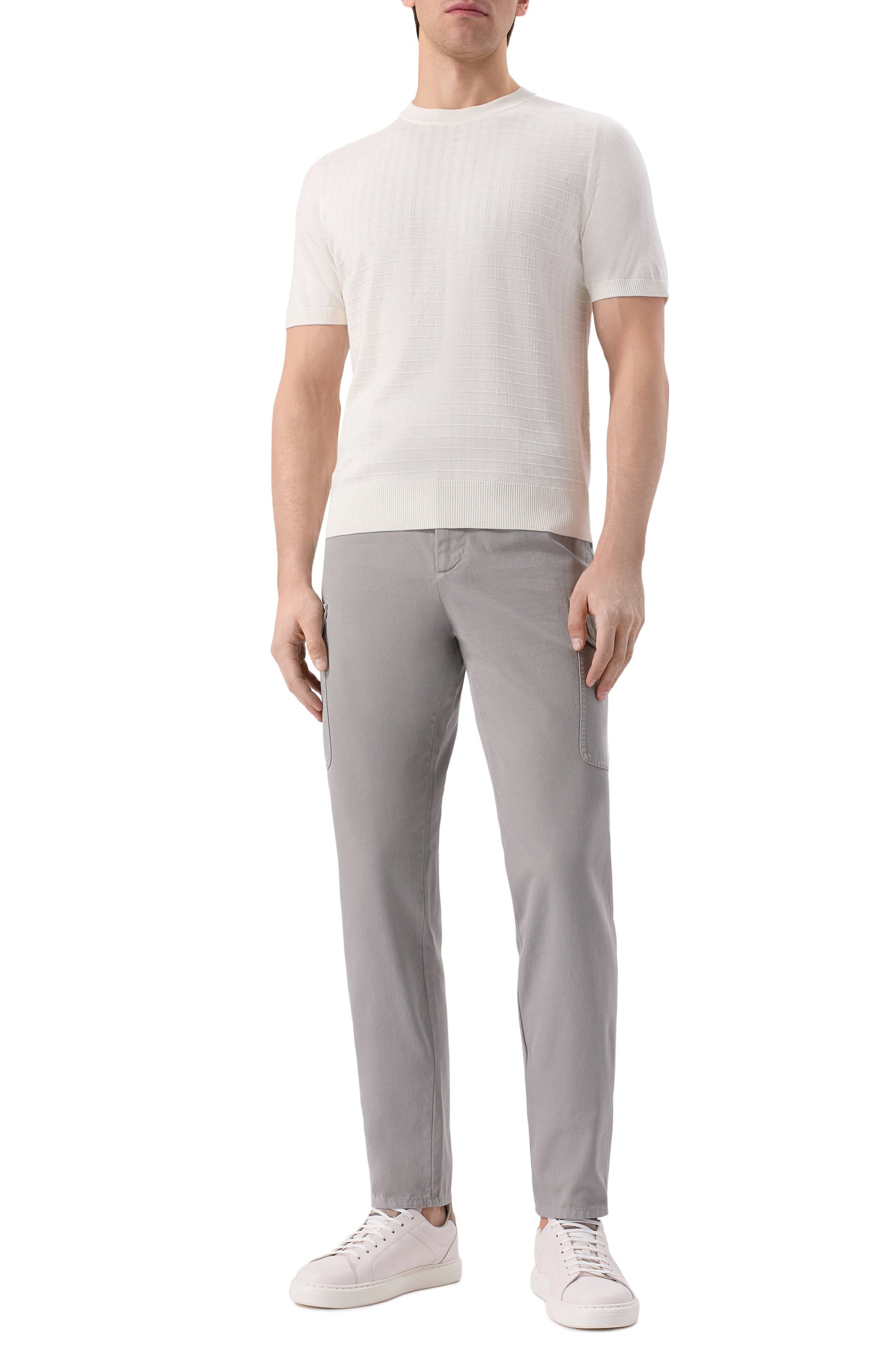 Джемпер из шелка и хлопка CANALI, арт. C1086/MK02272, фото 2