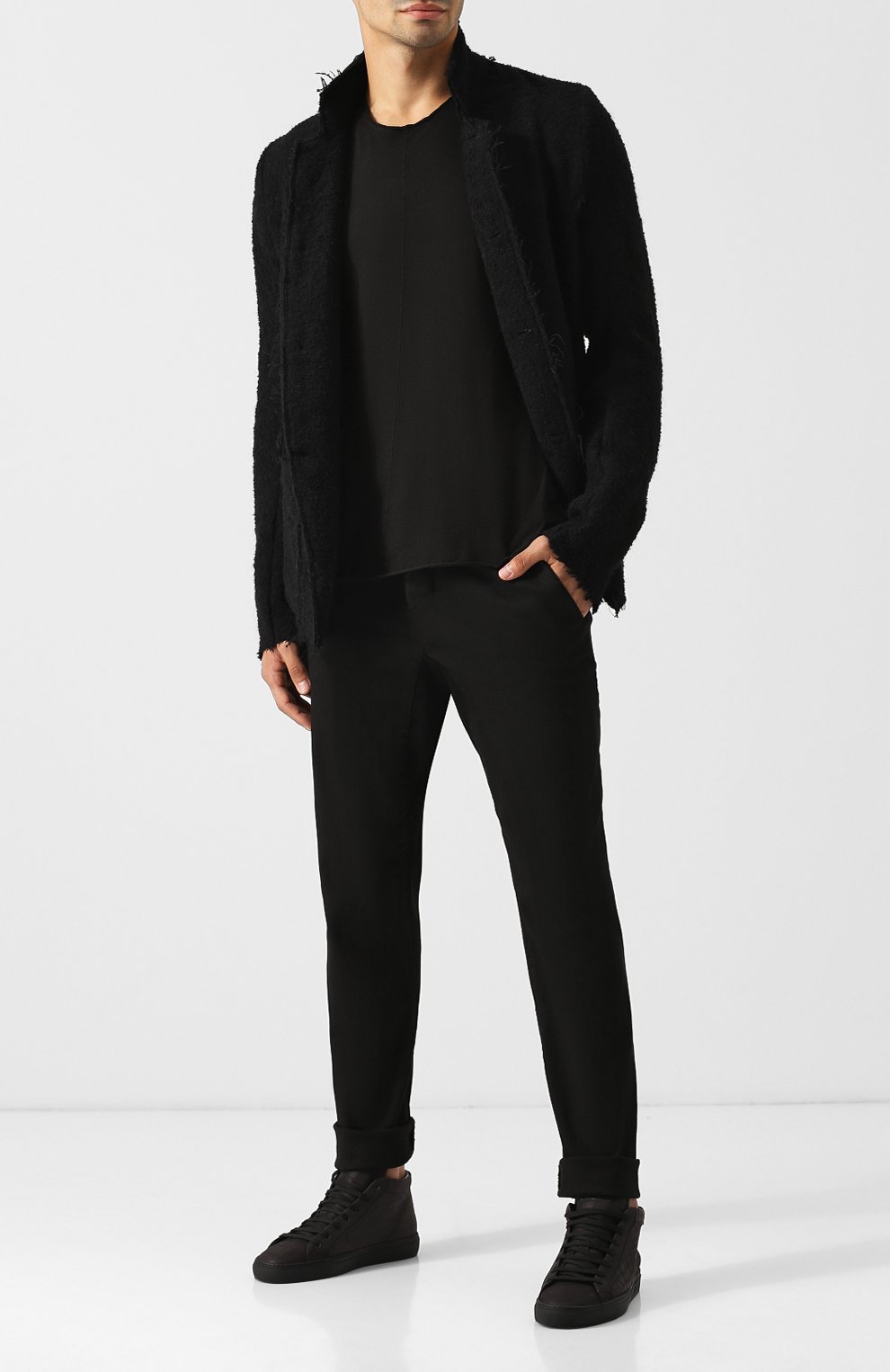 Кожаные кеды HIDE AND JACK, арт. NBKHBLKBLK, фото 2