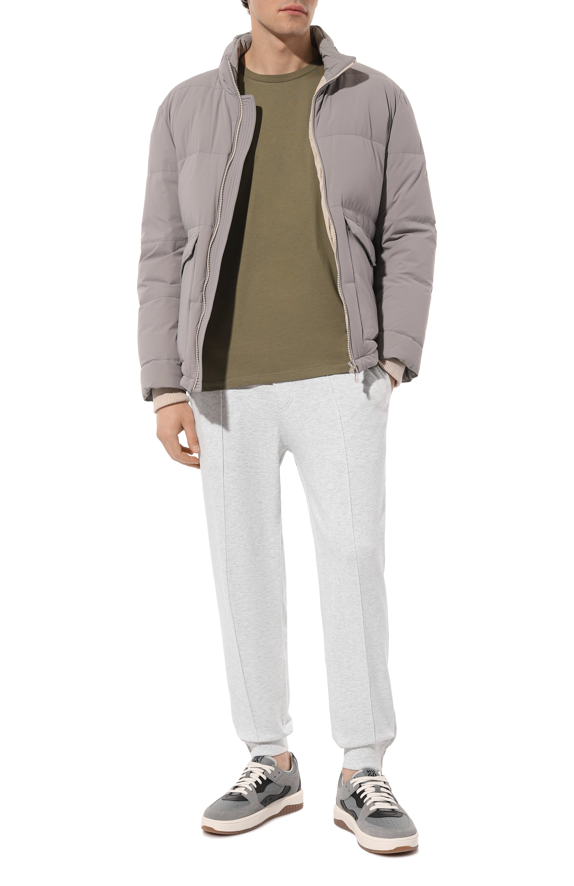 Хлопковые джоггеры BRUNELLO CUCINELLI, арт. M0T35B2001, фото 2