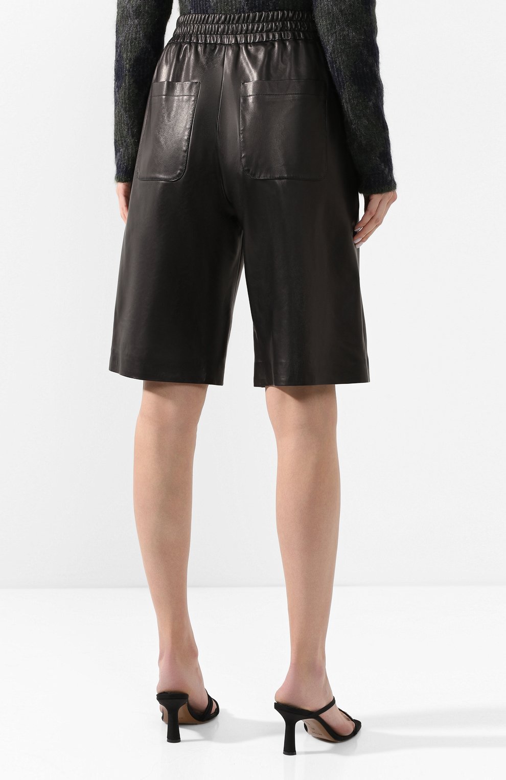 Кожаные шорты BRUNELLO CUCINELLI, арт. M0TANP7233, фото 4