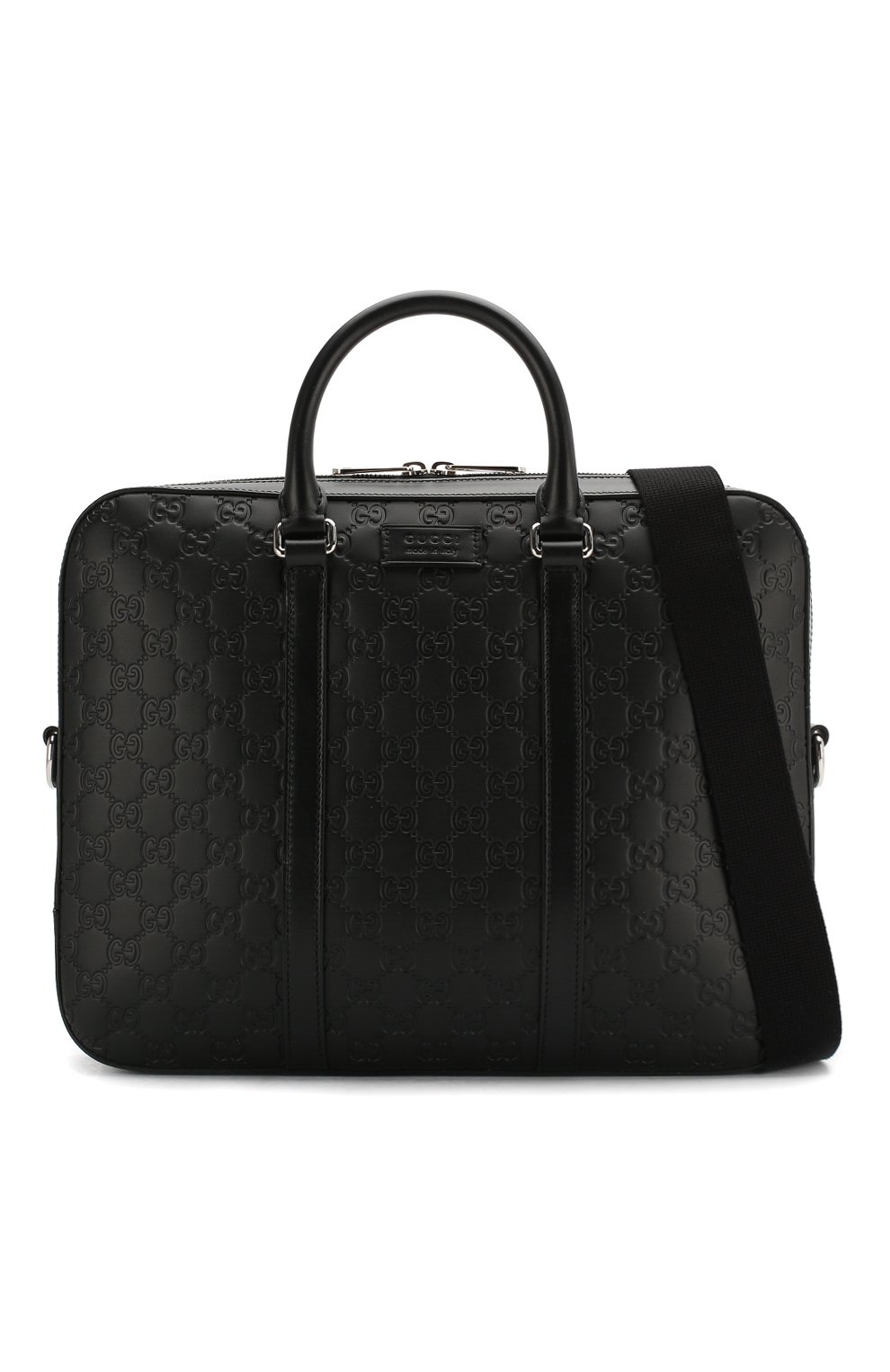 Кожаная сумка для ноутбука signature GUCCI, арт. 435322/CWCBN, фото 6
