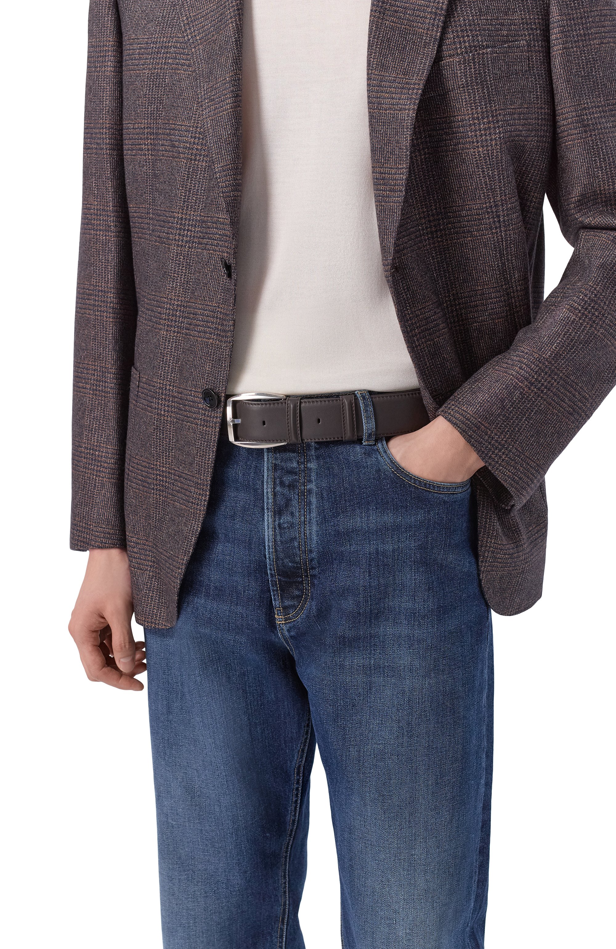 Кожаный ремень STEFANO RICCI, арт. N381VH/A435P, фото 2