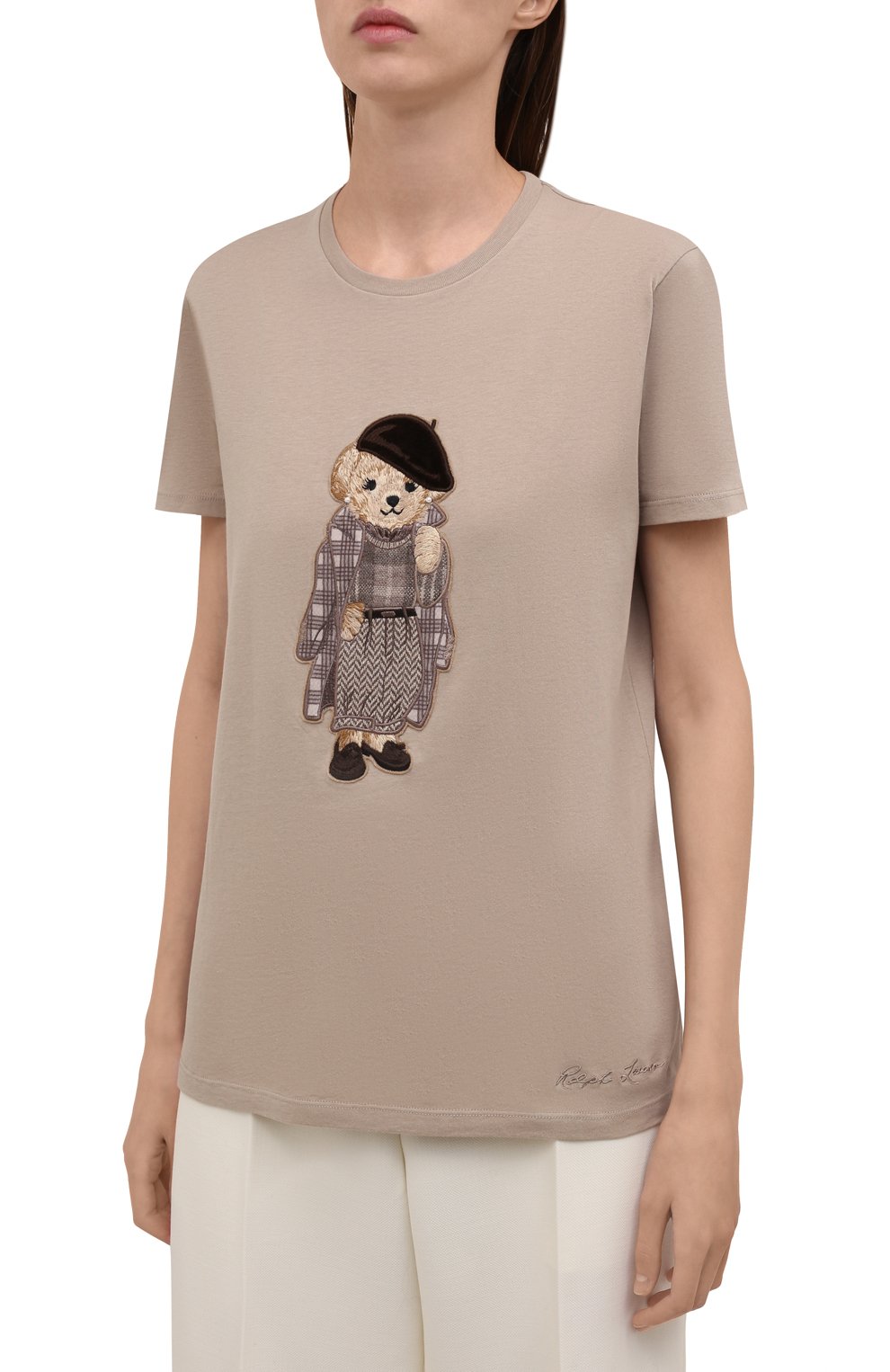 Хлопковая футболка RALPH LAUREN, арт. 290856755, фото 3