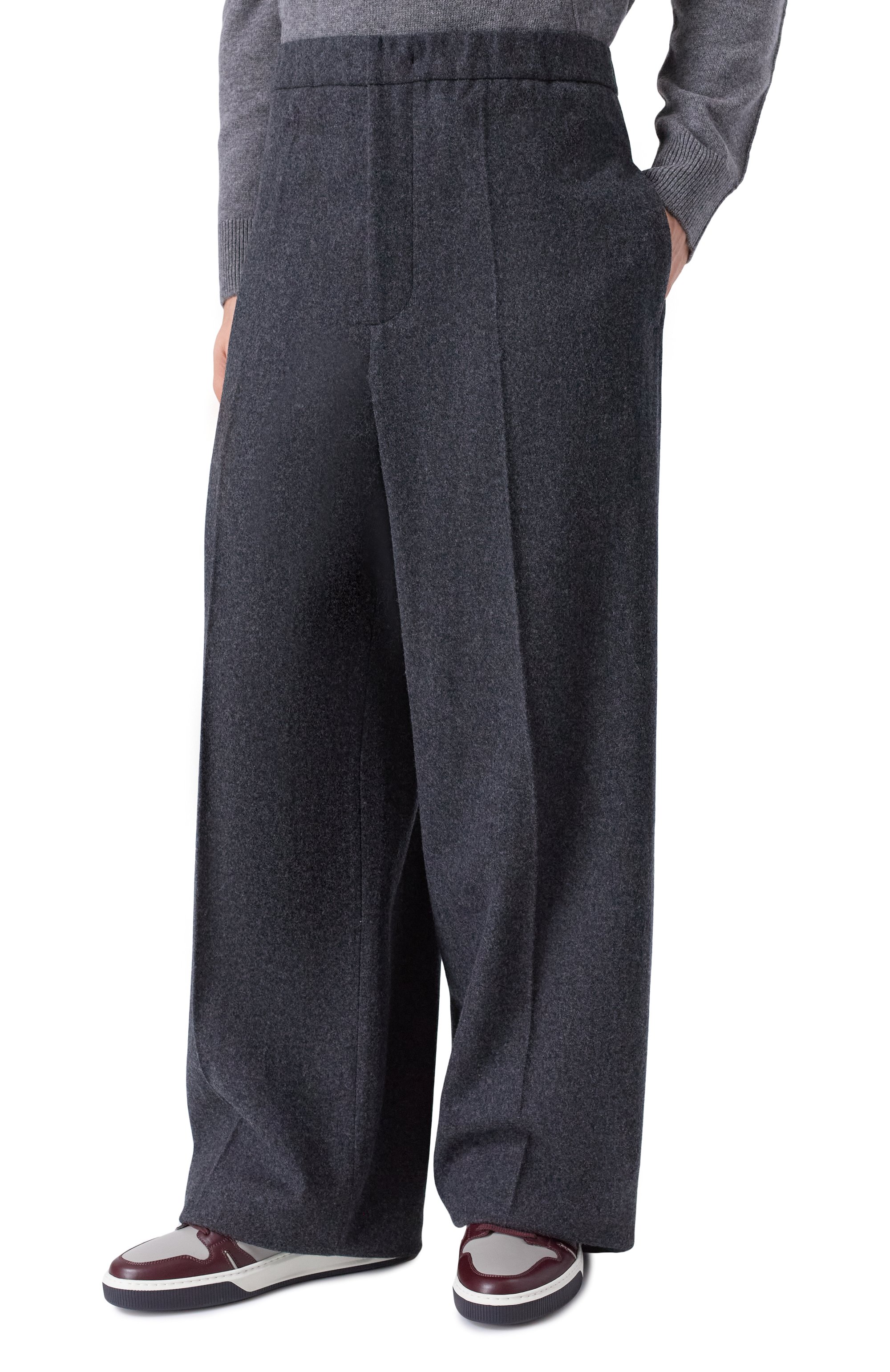 Шерстяные брюки JIL SANDER, арт. J47KA0283-J40182, фото 3