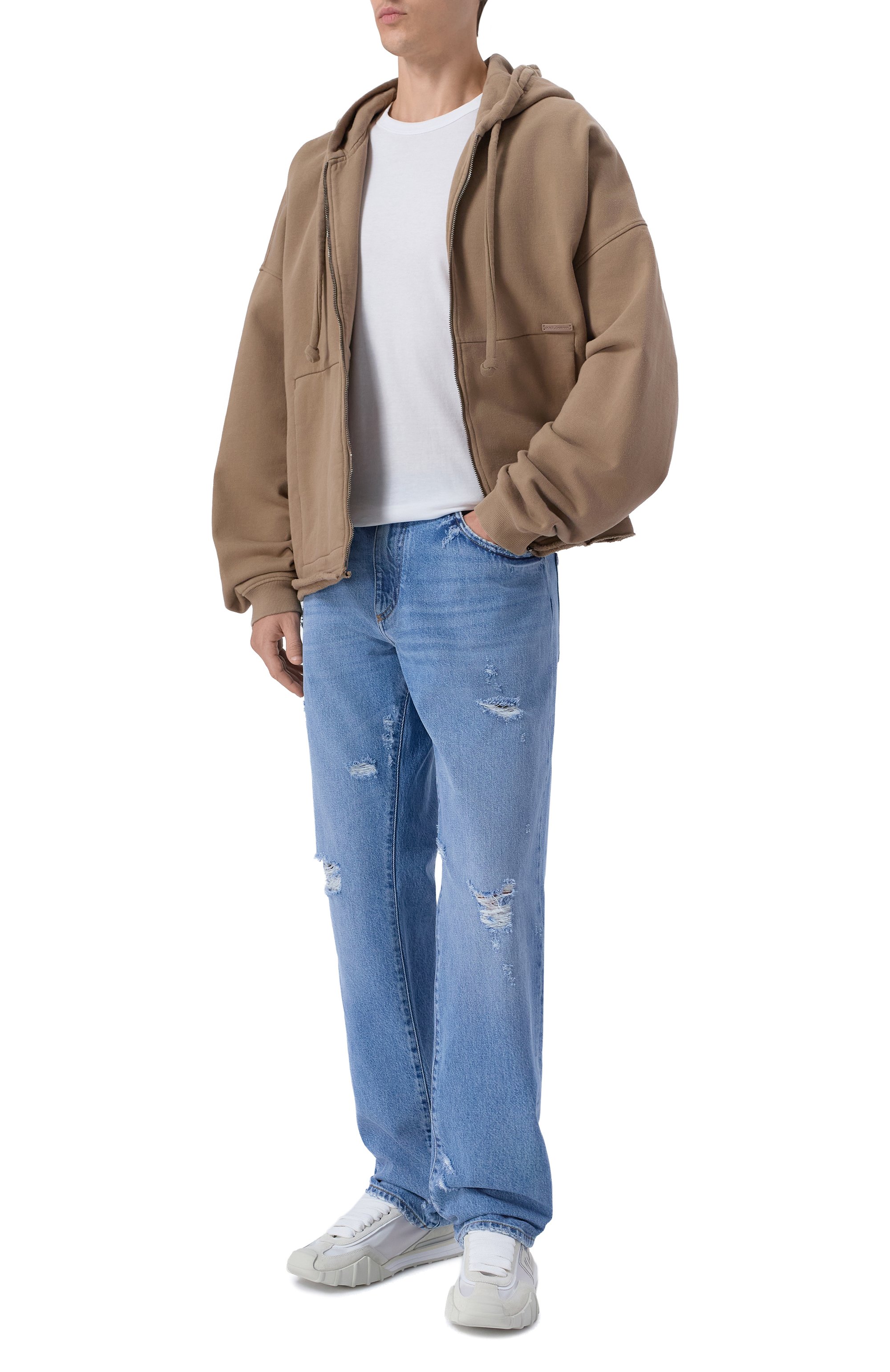 Комбинированные кроссовки dg athletic DOLCE & GABBANA, арт. CS2384/A0136, фото 2