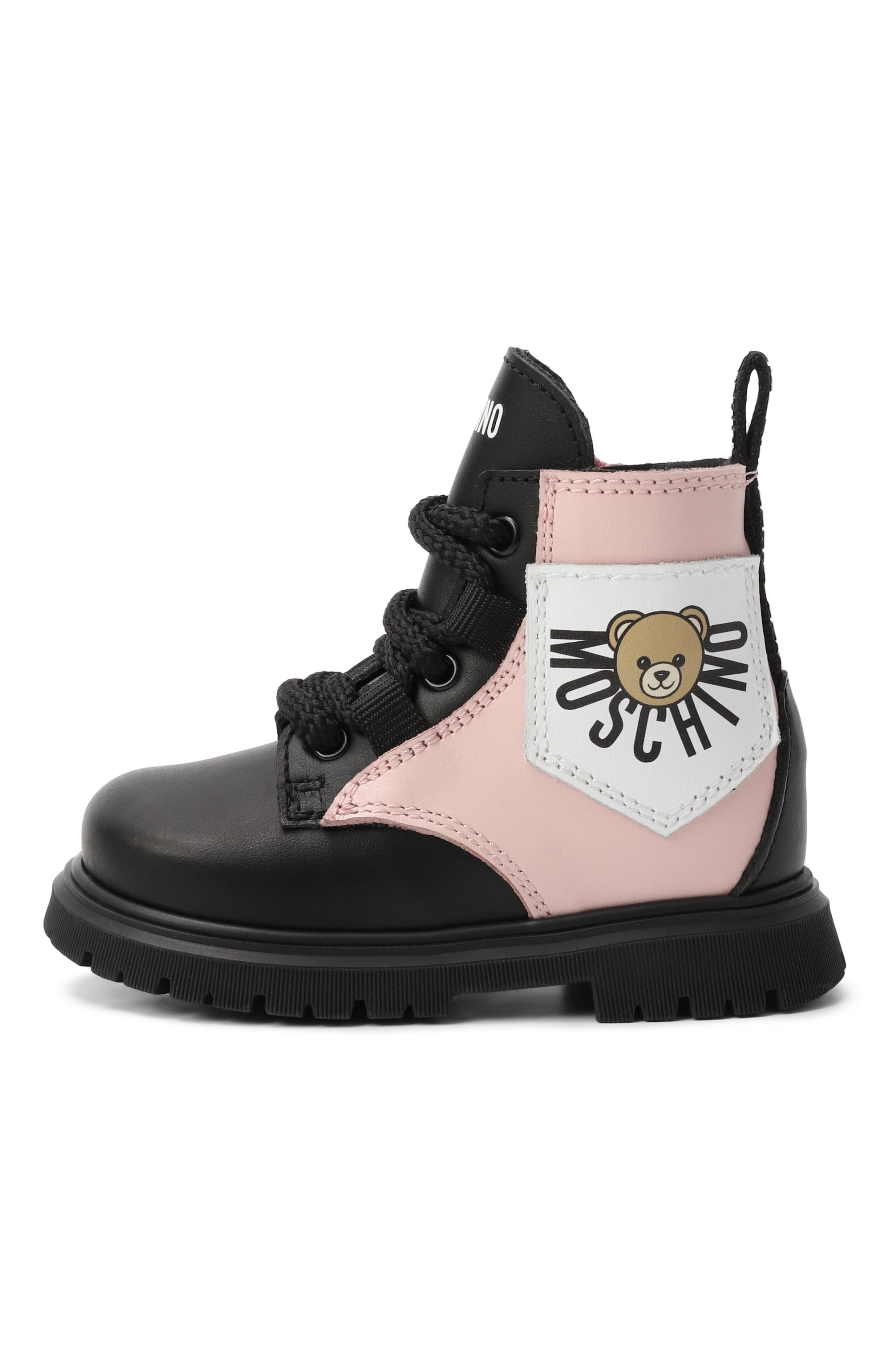 Кожаные ботинки MOSCHINO, арт. 81862/VAR2/19-26, фото 2