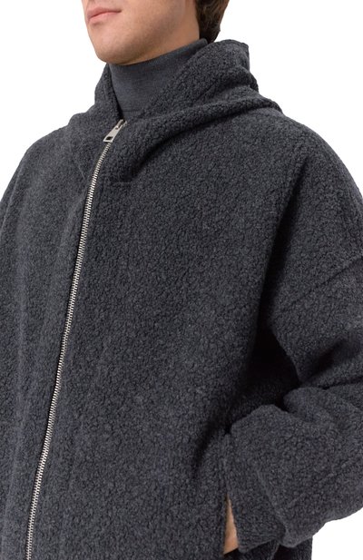 Куртка ANDREA YA'AQOV темно-серого цвета по цене 94100 руб., арт. 25MHIT24/W00L, фото 5 Куртка ANDREA YA'AQOV, арт. 25MHIT24/W00L, фото 5