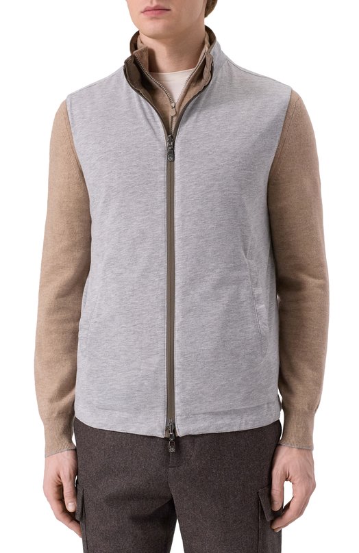 Двусторонний жилет Corneliani 27C5X2/2720120 Коричневый  27C5X2/2720120 Фото 6