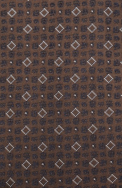 Шелковый галстук CANALI коричневого цвета по цене 21450 руб., арт. 18/HJ04713, фото 4 Шелковый галстук CANALI, арт. 18/HJ04713, фото 4