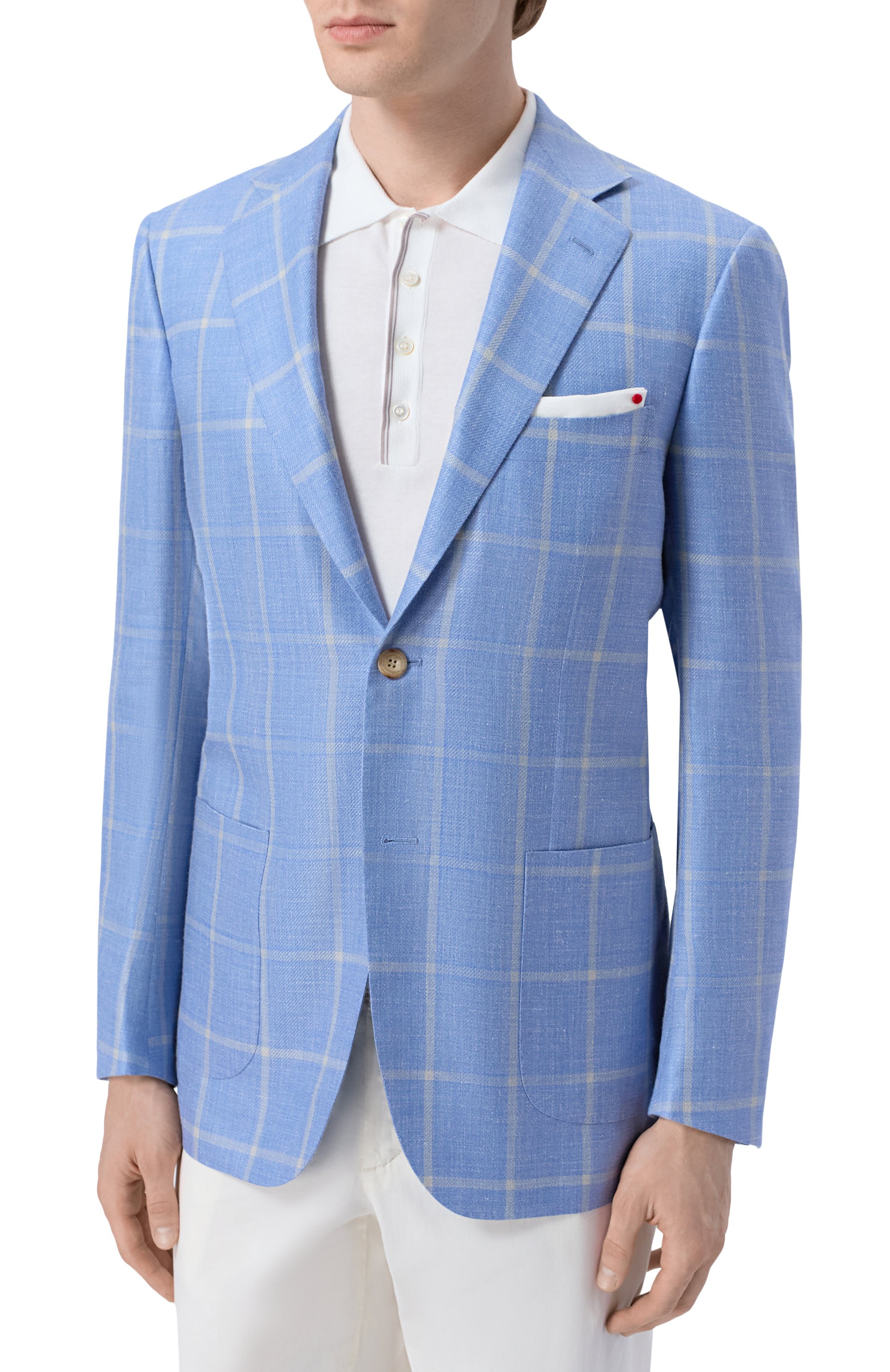 Пиджак из кашемира и шелка KITON, арт. UG81K0639G, фото 3