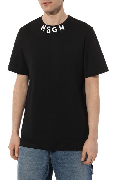 Хлопковая футболка MSGM, арт. 3640MM118/247002, фото 3