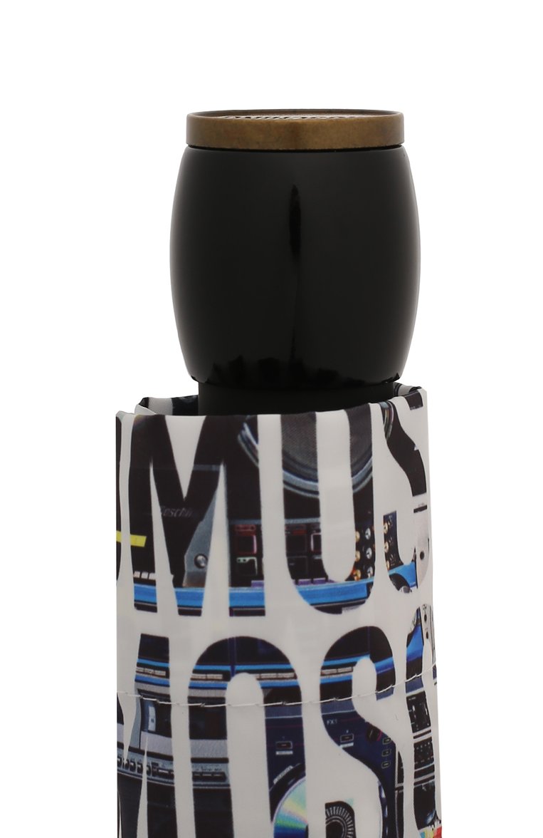 Женский складной зонт MOSCHINO белого цвета, арт. 8600-0PENCL0SE | Фото 5 (Материал: Металл, Текстиль, Синтетический материал; Нос: Не проставлено)