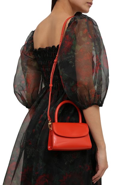 Сумка mini BY FAR красного цвета по цене 62950 руб., арт. 21PFMINASCWSMA, фото 5 Сумка mini BY FAR, арт. 21PFMINASCWSMA, фото 5