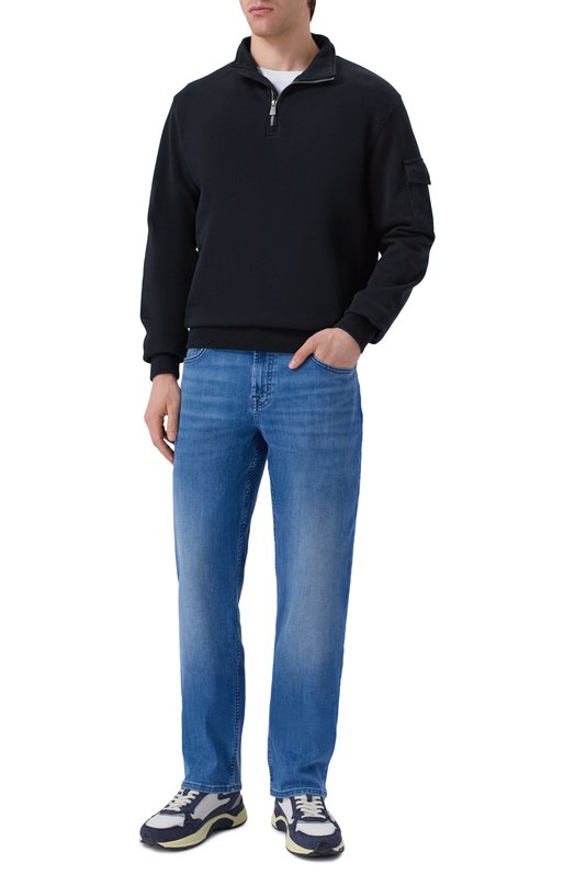 Хлопковый анорак MC2 Saint Barth THG0001-00208L/THIAG0 Чёрный  THG0001-00208L/THIAG0 Фото 2