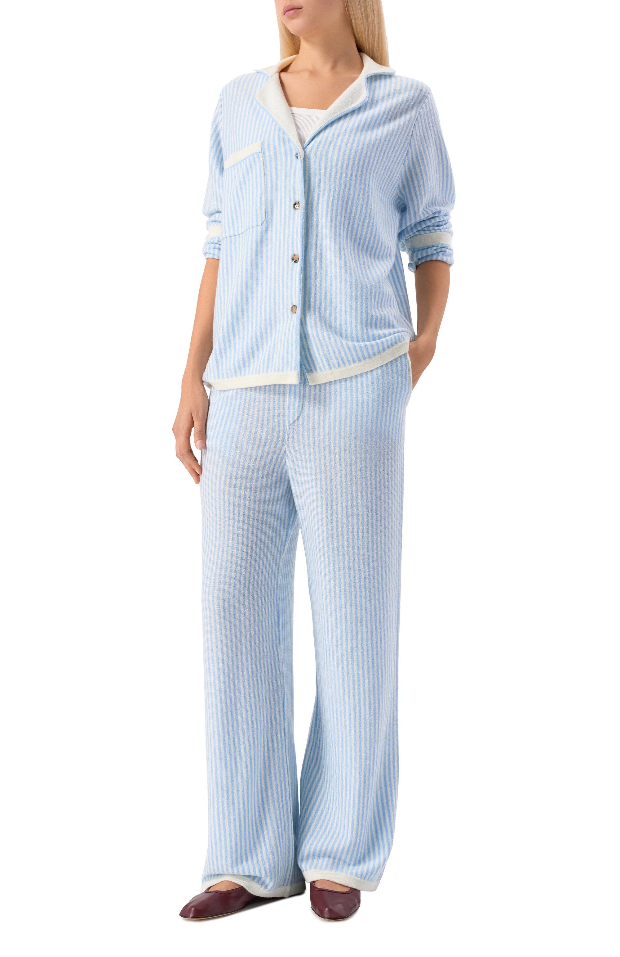 Брюки из шерсти и кашемира ALLUDE, арт. 255/17751, фото 2