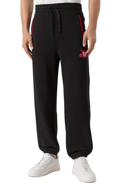 Хлопковые джоггеры HUGO, арт. 50544516, фото 3