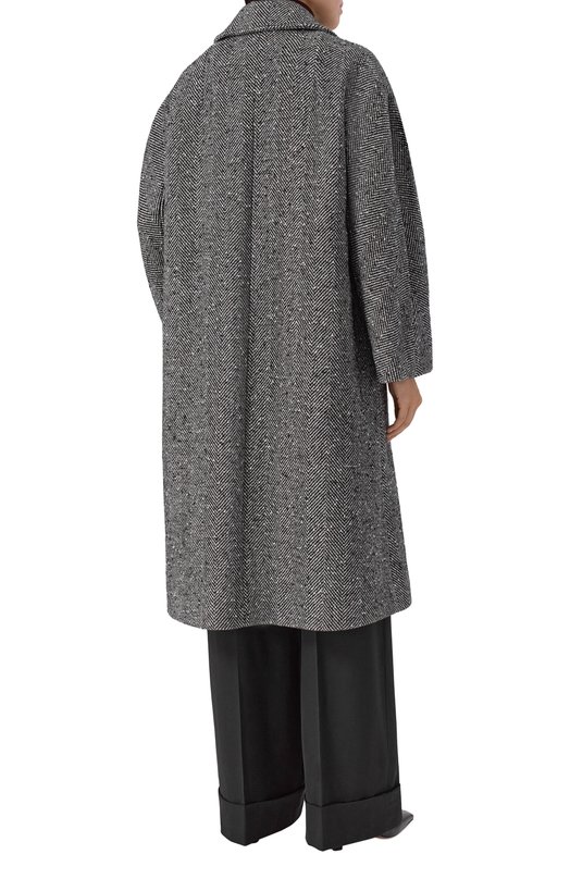 Шерстяное пальто Dolce & Gabbana F0W4JT/FCZAJ Серый  F0W4JT/FCZAJ Фото 4