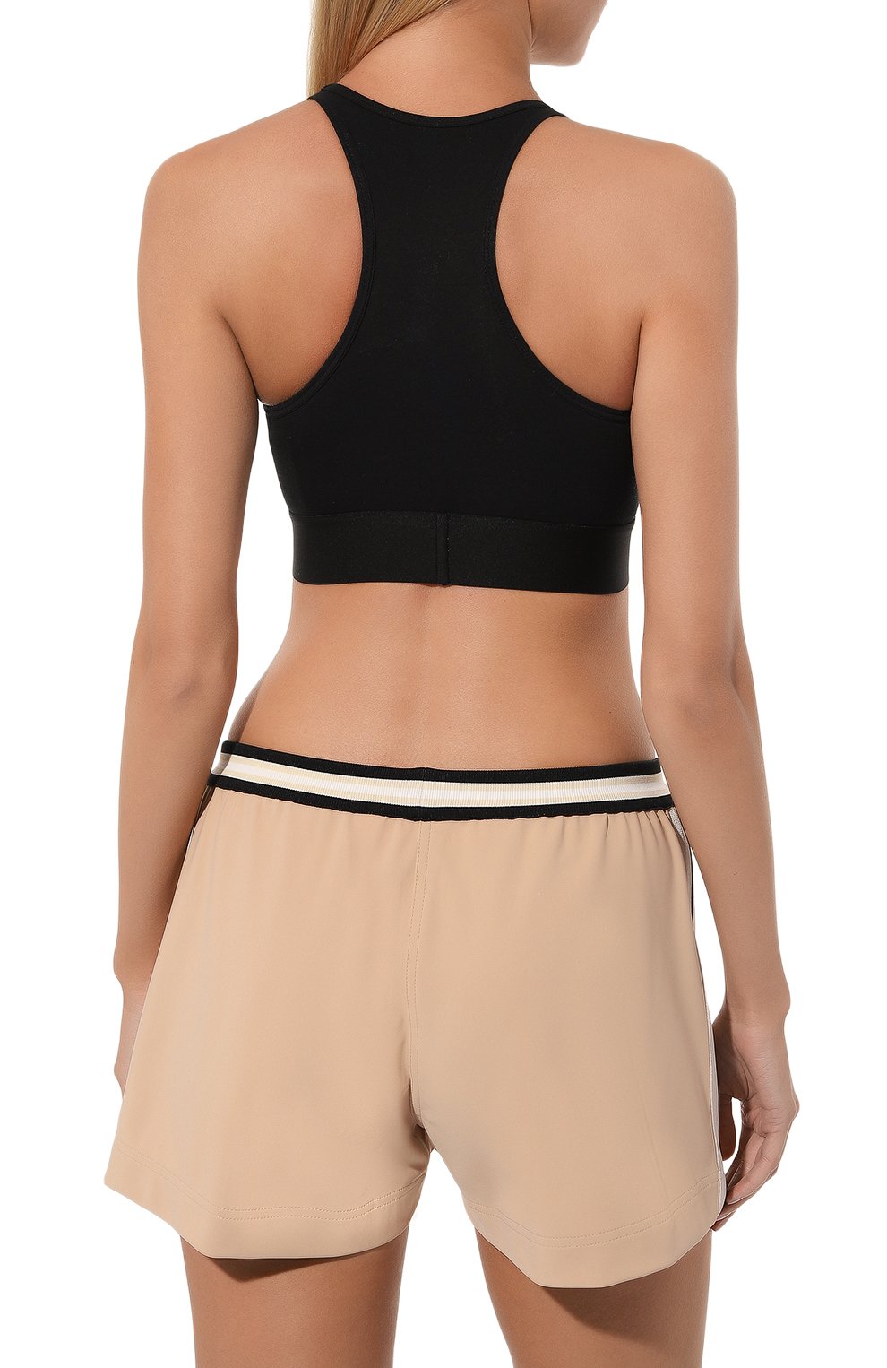Хлопковый топ PALM ANGELS черного цвета по цене 12650 руб., арт. PWUE003S23FAB0011010, фото 4 Хлопковый топ PALM ANGELS, арт. PWUE003S23FAB0011010, фото 4