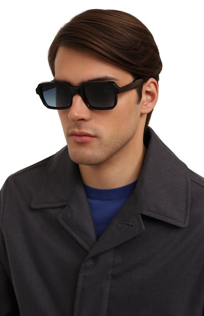 Солнцезащитные очки OPHY синего цвета по цене 43500 руб., арт. PHILIP 01/B, фото 3 Солнцезащитные очки OPHY, арт. PHILIP 01/B, фото 3