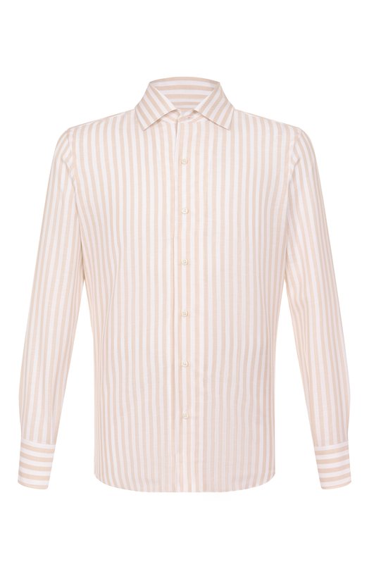 Рубашка из хлопка и льна MVST M0RBIDA/R0BERT0/R0UND/300-C0TT0N/LINEN Бежевый M0RBIDA/R0BERT0/R0UND/300-C0TT0N/LINEN