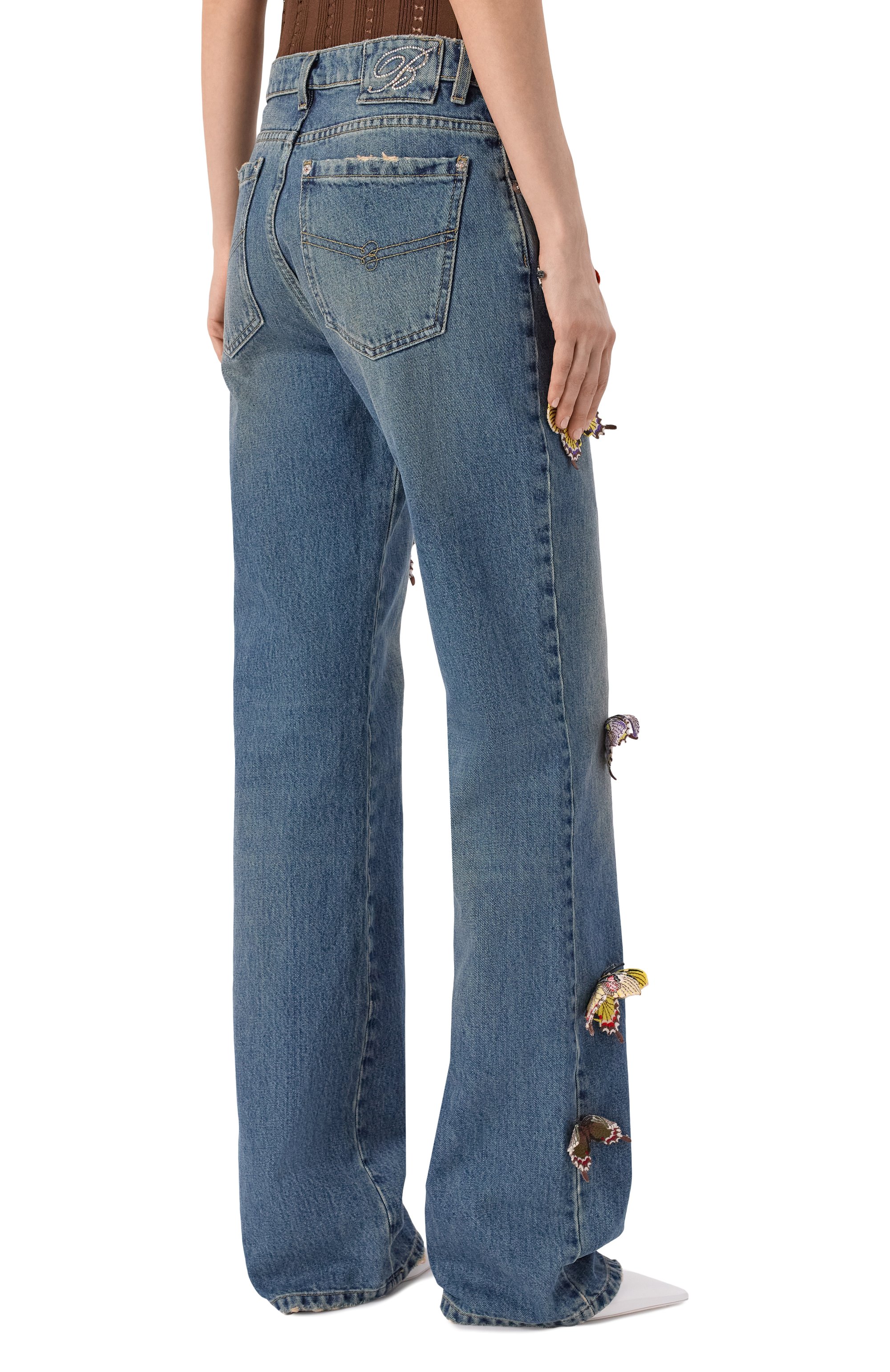 Джинсы BLUMARINE, арт. 4J165A, фото 4