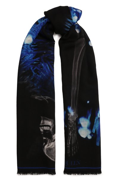 Женский шерстяной шарф ALEXANDER MCQUEEN, арт. 746589/3200Q