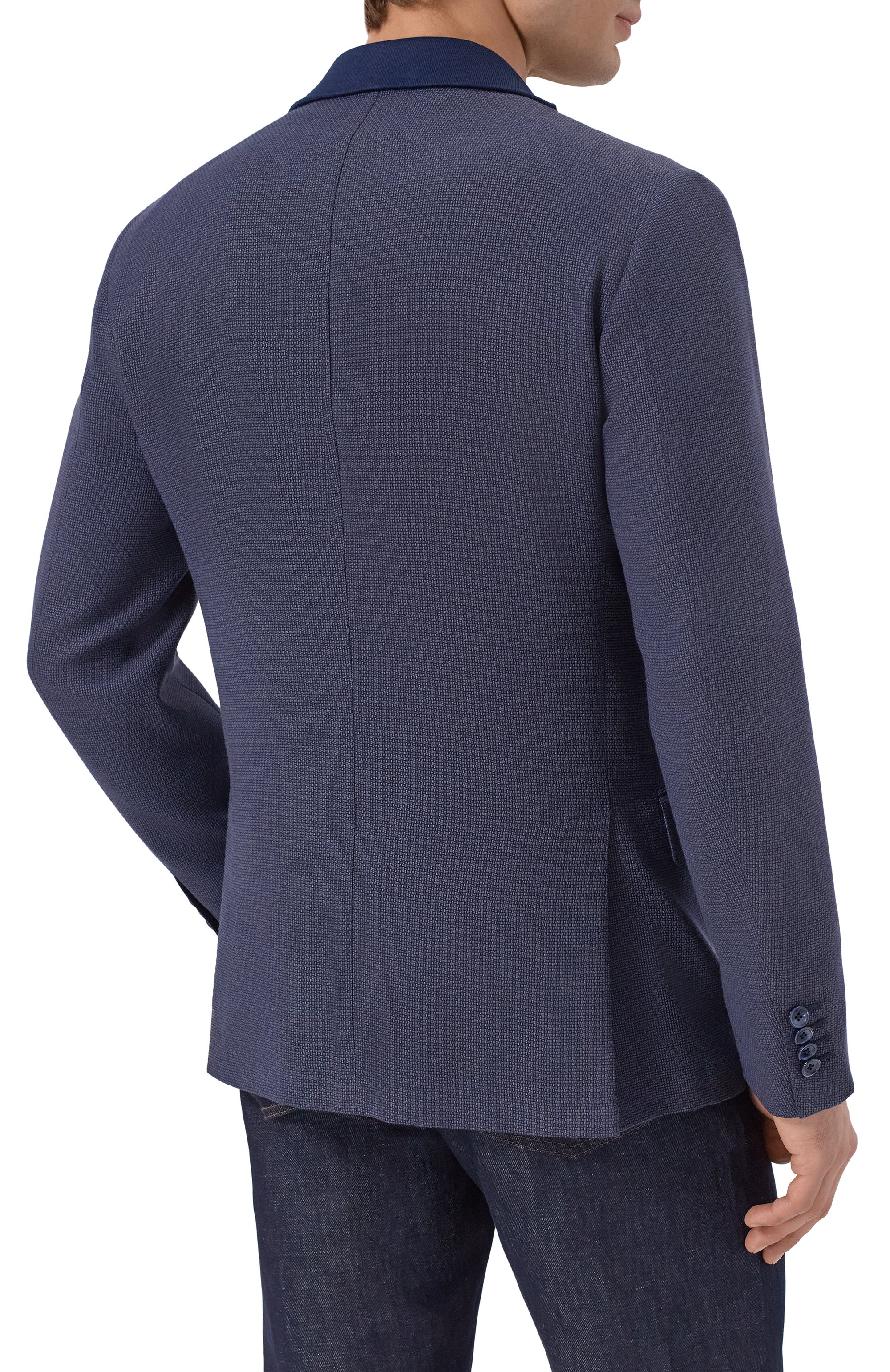 Пиджак из шерсти и шелка ZILLI, арт. MNP-G2W0S-36071/0001, фото 5