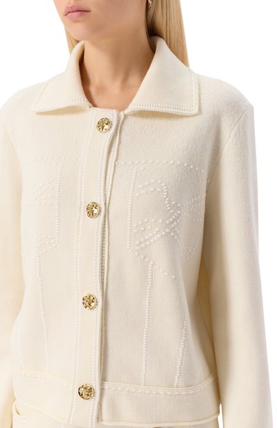 Кардиган из шерсти и хлопка AND THE BRAND, арт. W26-JT031-1202-101, фото 5