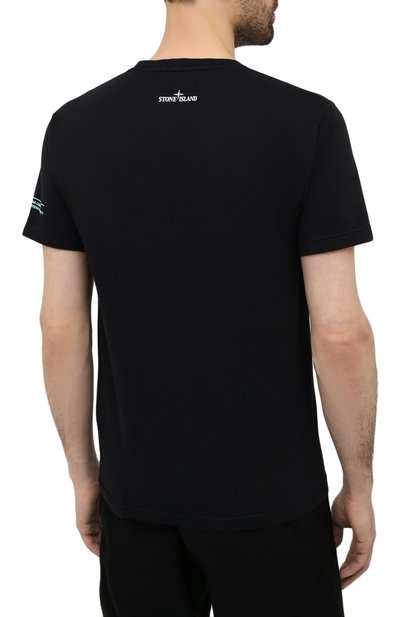 Хлопковая футболка STONE ISLAND, арт. 74152NS83, фото 4