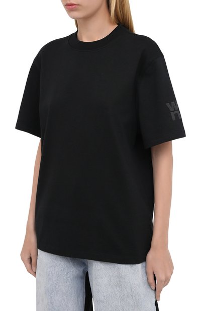 Футболка из хлопка и вискозы ALEXANDERWANG.T, арт. 4CC2201156, фото 3