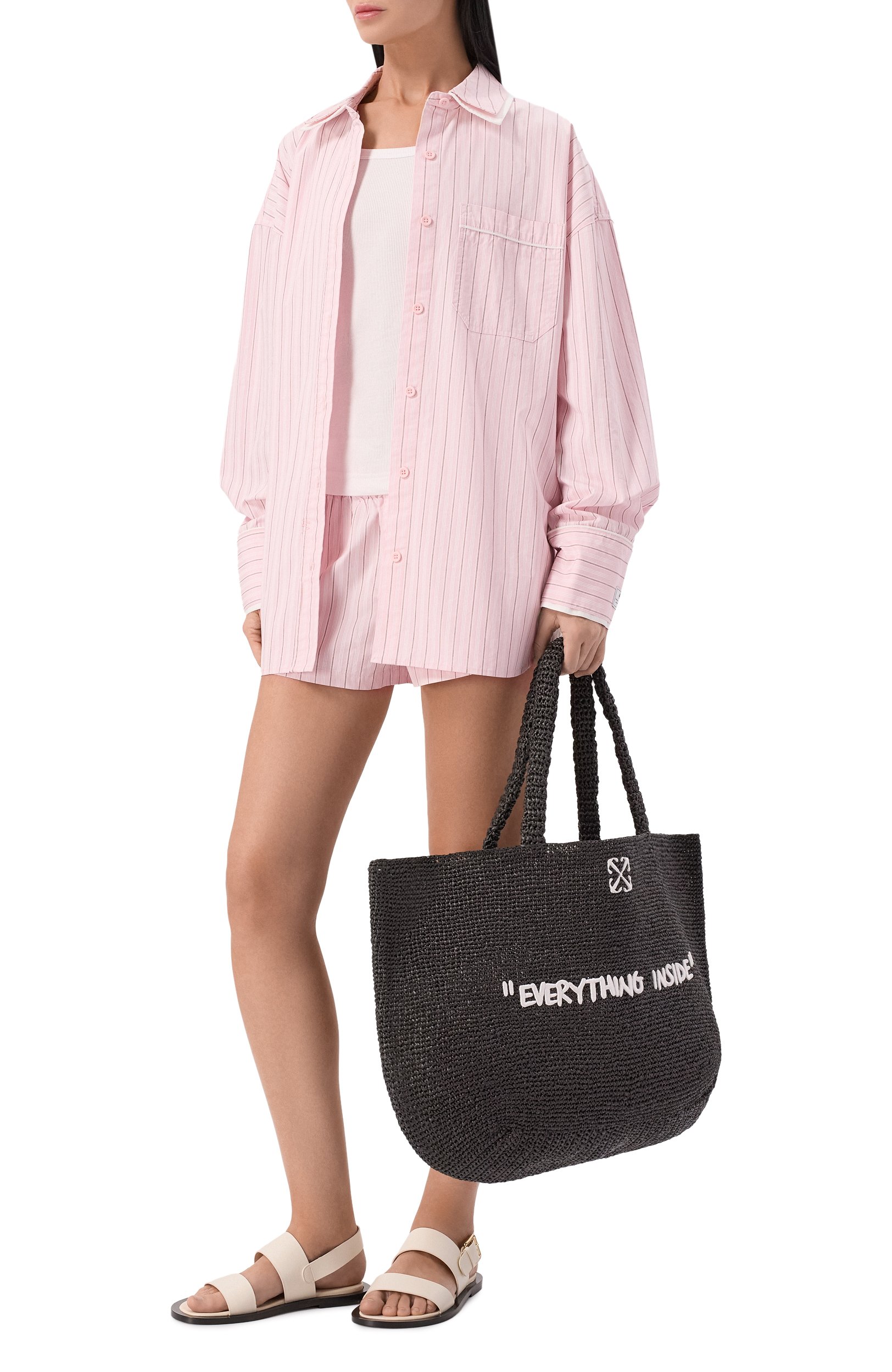 Сумка-тоут jitney quote OFF-WHITE, арт. 0WWNA15F26FB01, фото 3