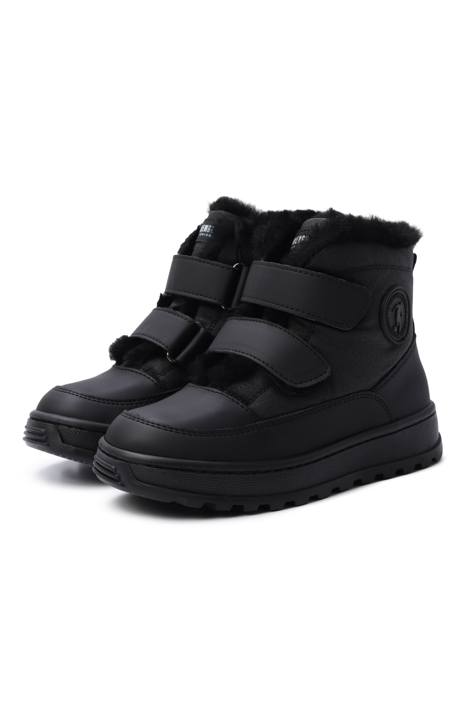 Утепленные ботинки DIRK BIKKEMBERGS черного цвета по цене 19950 руб., арт. K1B5-21996/1880, фото 1 Утепленные ботинки DIRK BIKKEMBERGS, арт. K1B5-21996/1880, фото 1
