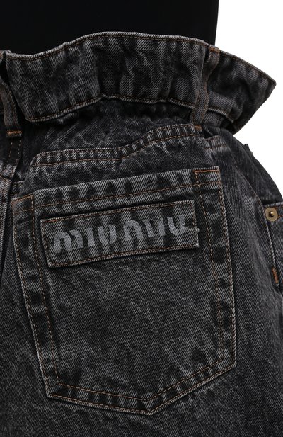 Джинсовые шорты MIU MIU, арт. GWP330-XFU-F0002, фото 5